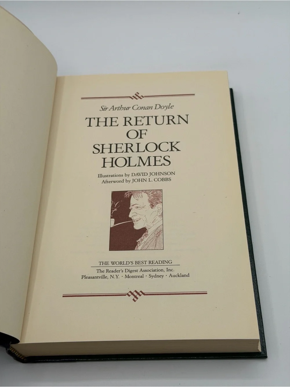The Return of Sherlock Holmes by Sir Arthur Conan Doyle Readers Digest (HC,1991)